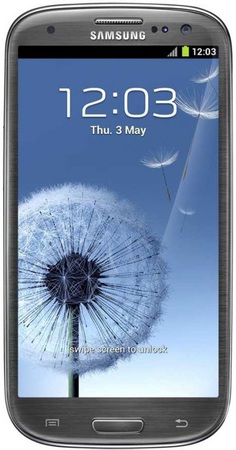 Смартфон Samsung Galaxy S3 GT-I9300 16Gb Titanium grey - Братск